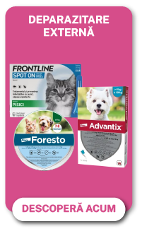 PRODUSE ANTIPARAZITARE - DEPARAZITARE EXTERNA UZ VETERINAR